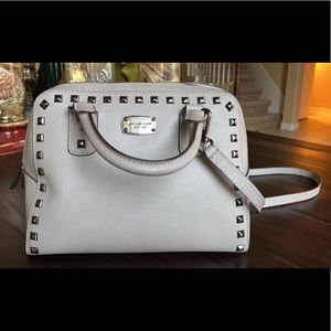 Gray Michael Kors Purse